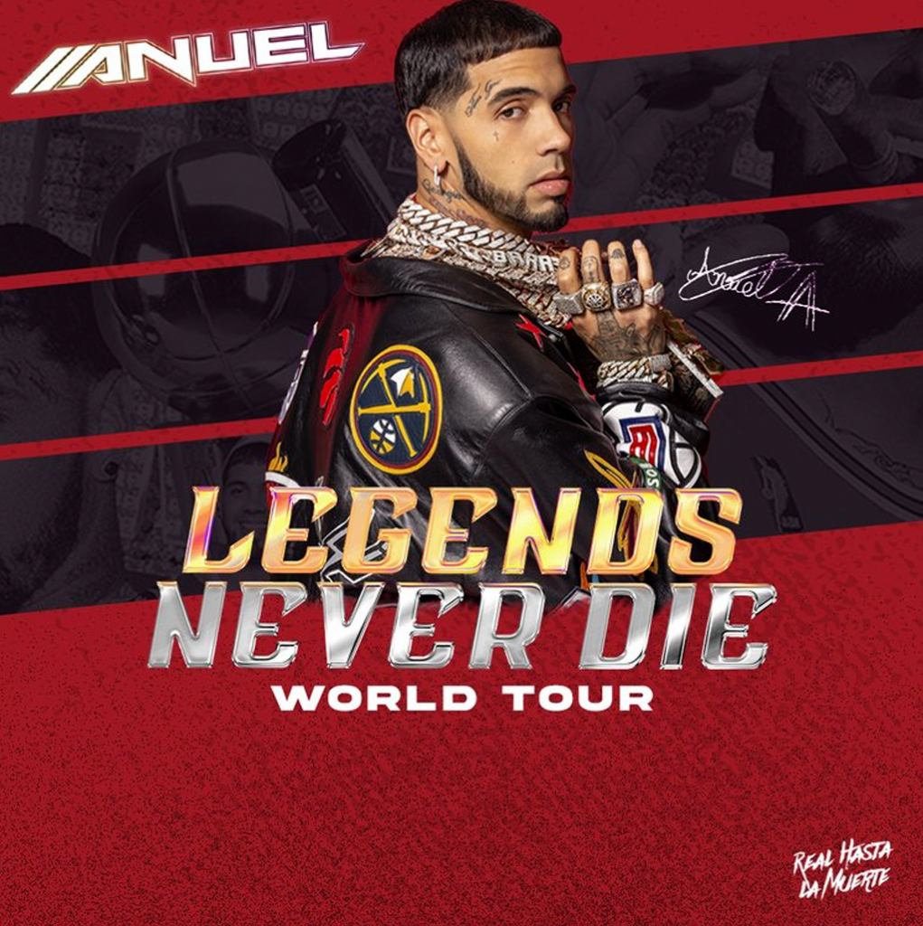 legends never die world tour anuel